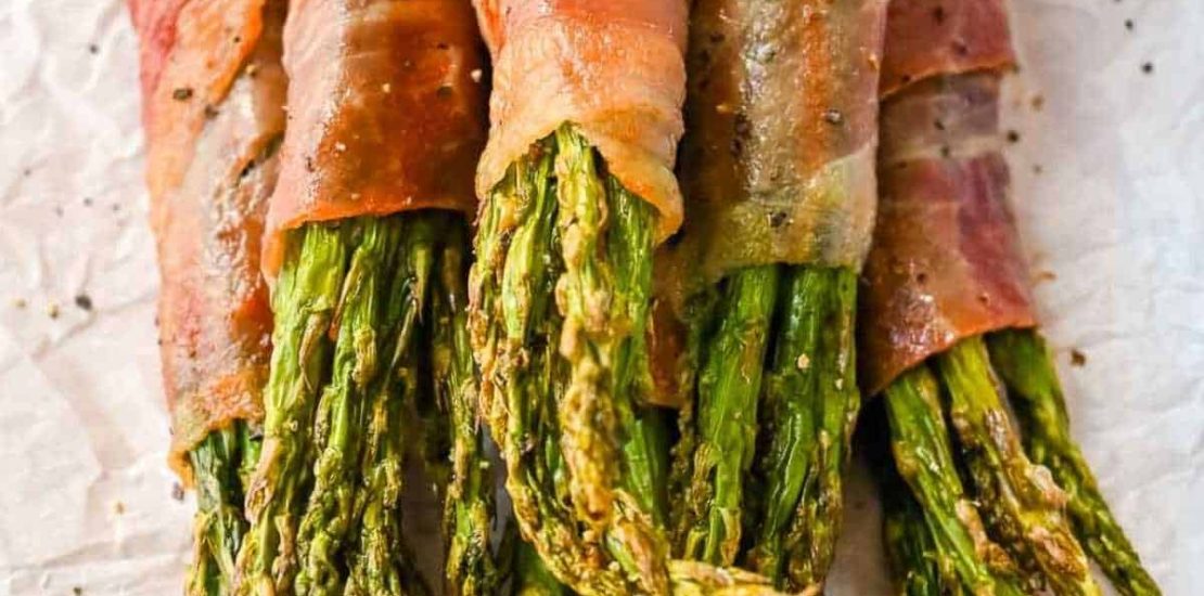 Air Fryer Bacon Wrapped Asparagus