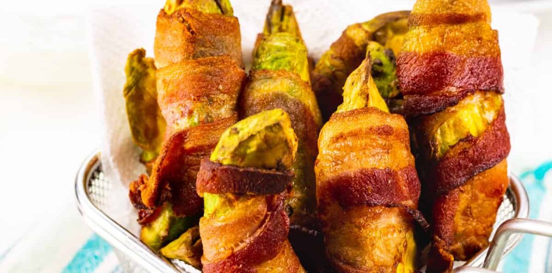 Air Fryer Bacon Wrapped Avocado Fries Air Fryer Bacon Wrapped Avocado Fries