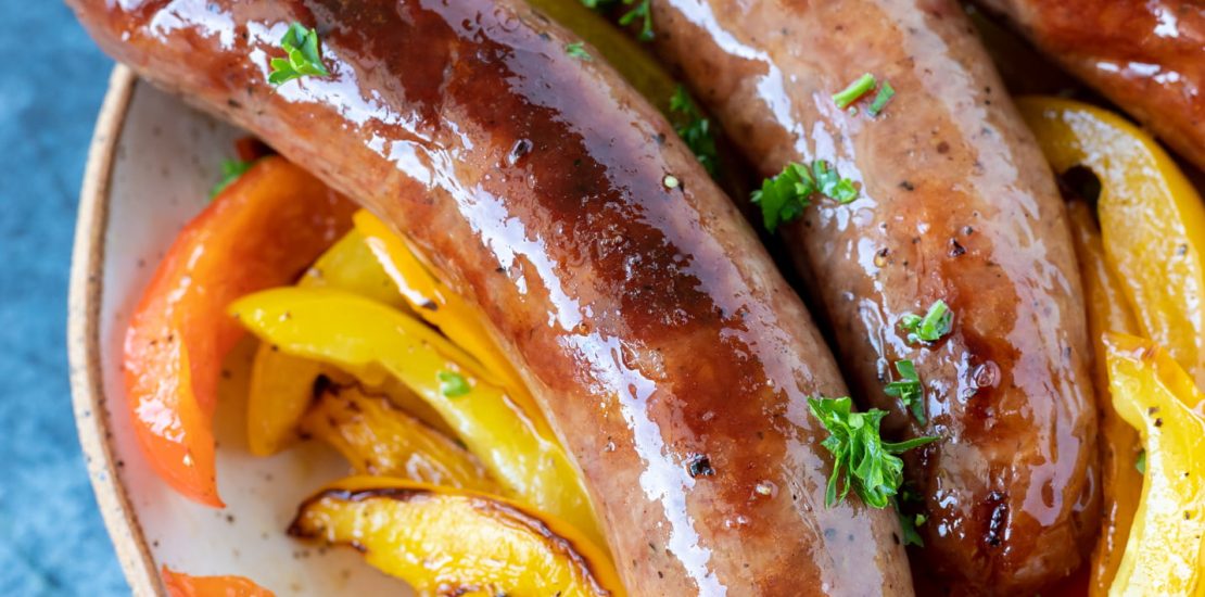 AIR FRYER BRATS PEPPERS