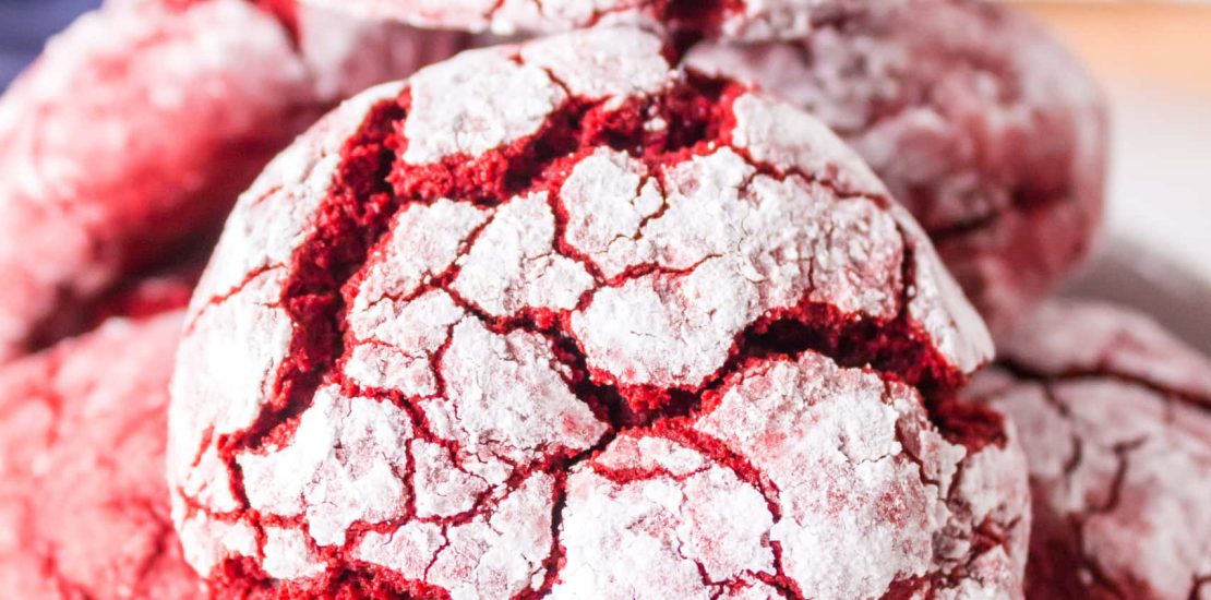 Air Fryer Red Velvet Crinkle Cookies Air Fryer Red Velvet Crinkle Cookies