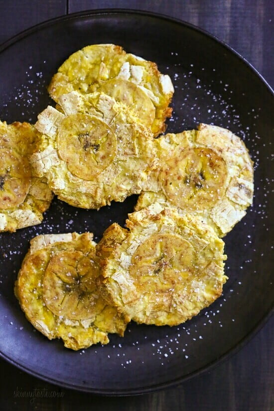 Fryer Tostones (Twice Fried Plantains
