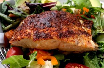 Honey Garlic Air Fryer Salmon Tacos Recipe