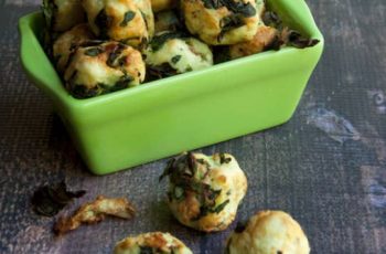 Air fried kale and potato nuggets are a delicious and nutritious alternative to traditional fried foods.