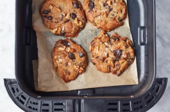 Air fryer Homemade cookie cakes