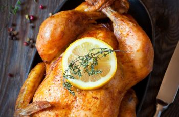 Air Fryer Rotisserie Roasted Whole Chicken