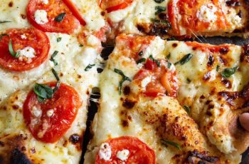 Air fryer Cheese Margherita Pizza