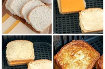 air fryer grilled cheese sandwiches