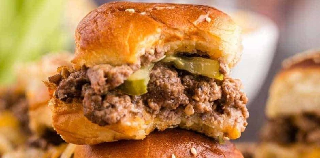 Air Fryer Cheeseburger Sliders Air Fryer Cheeseburger Sliders