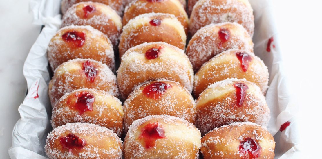 Air Fryer Mini Jam Donuts
