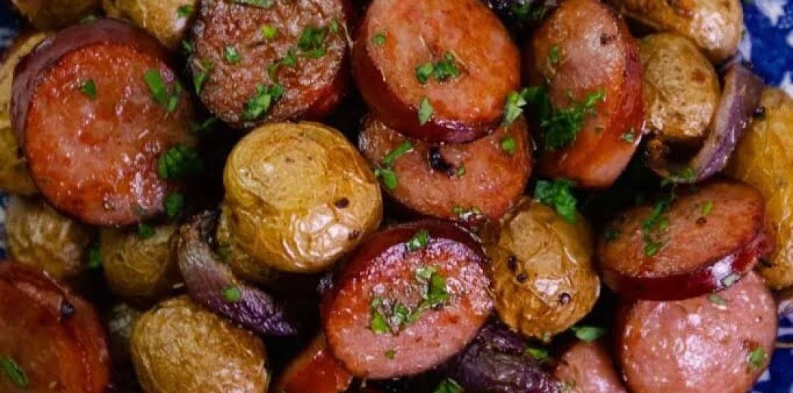 Delicious Air Fryer Potatoes with Sausage Delicious Air Fryer Potatoes with Sausage