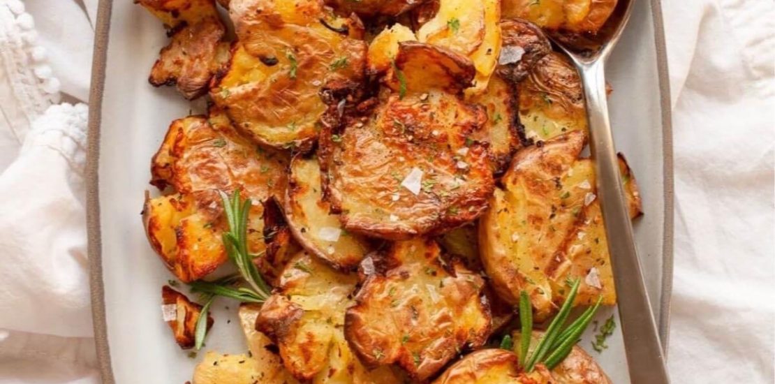 Air Fryer Smashed Potatoes! Air Fryer Smashed Potatoes!