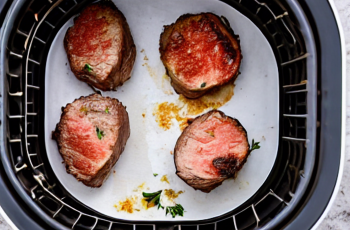 Air Fryer Garlic Butter Steak Bites
