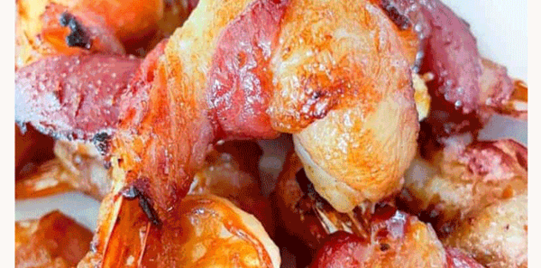 Bacon-Wrapped Shrimp in the Air Fryer: A Delectable Delight AIR FRYER BACON WRAPPED SHRIMP