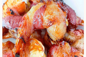 AIR FRYER BACON WRAPPED SHRIMP