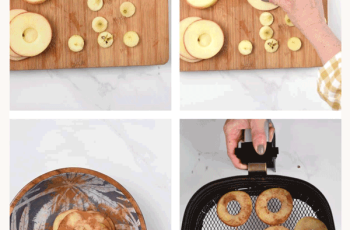 Air Fried Apple Chips