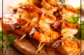 Air Fried Shrimp Skewers