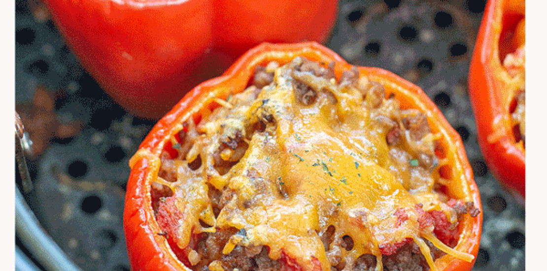 Air Fried Stuffed Bell Peppers: A healthier alternative to a classic dish Air Fried Stuffed Bell Peppers