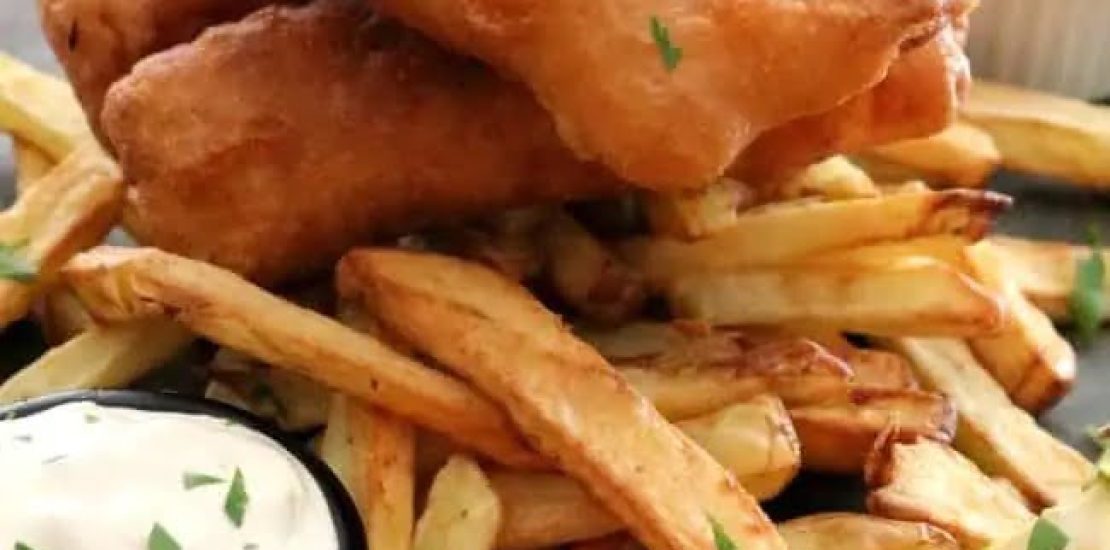 A New Wave of Fish & Chips: Air Fryer Beer Battered Fish & Chips Air Fryer Beer Battered Fish & Chips