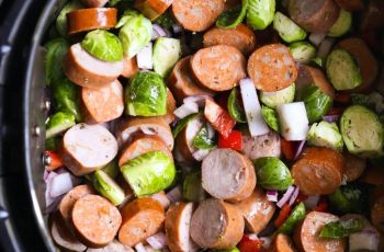 Air Fryer Chicken Sausage and Veggies