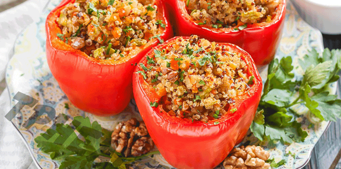 Air Fryer Quinoa Stuffed Peppers Air Fryer Quinoa Stuffed Peppers