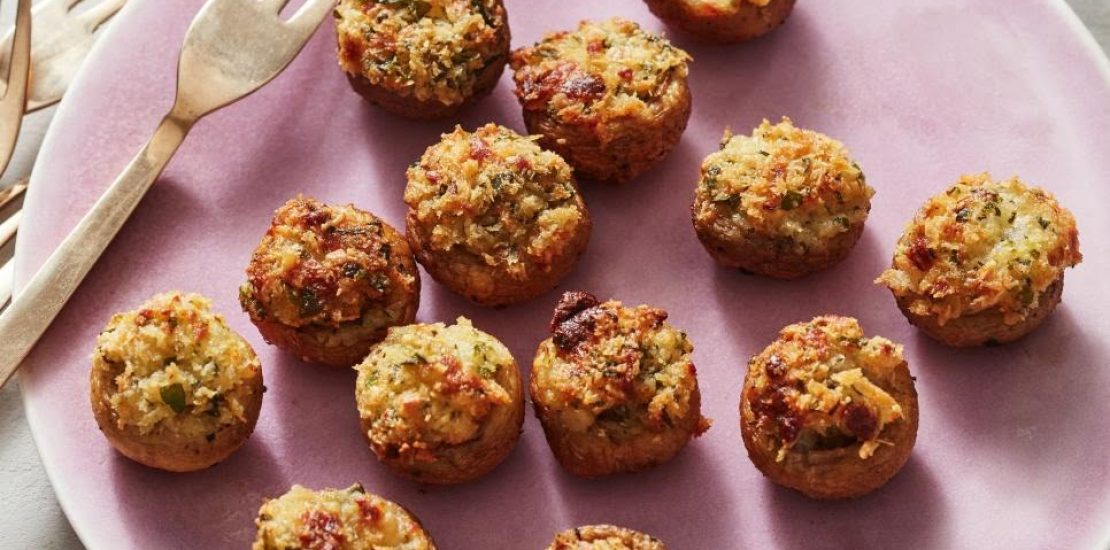 Cheesy Air Fryer Stuffed Mushrooms Cheesy Air Fryer Stuffed Mushrooms