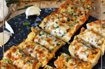 Cheesy Air Fryer Bread with Garlic