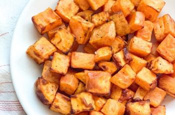 Air Fryer Roasted Sweet Potatoes