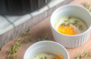 Air Fryer Baked Eggs Recipe