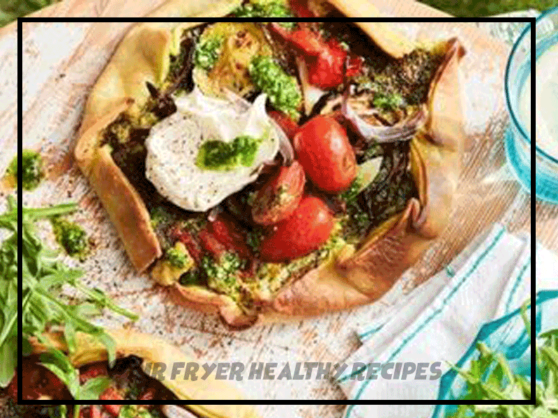 Air Fried Roast Veg Cheese Tarts