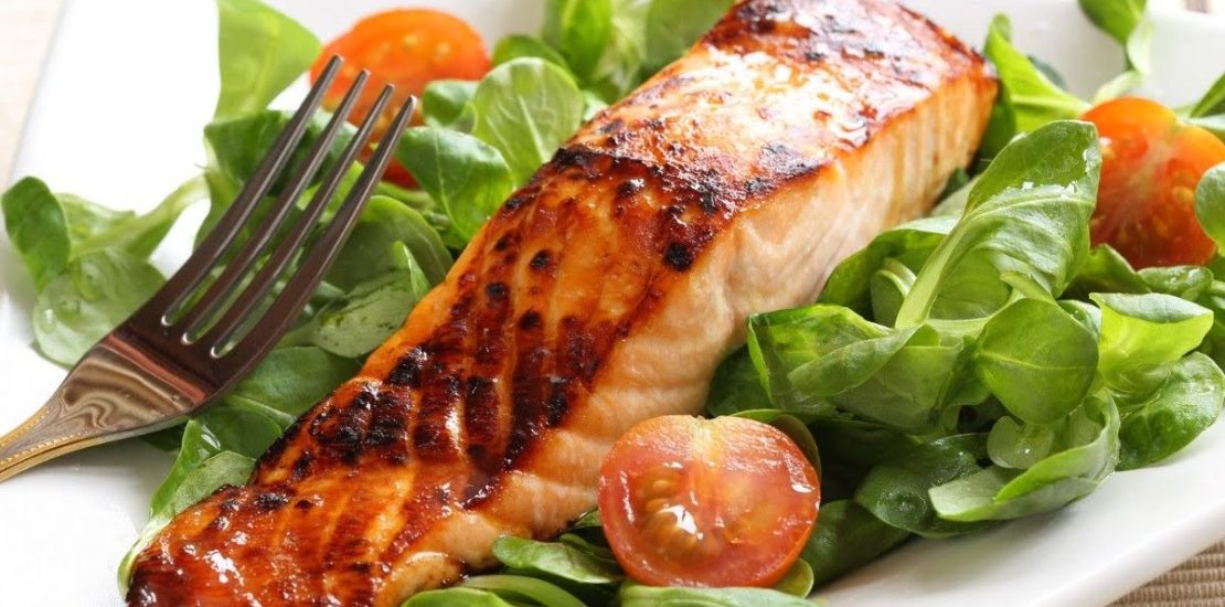 Air Fryer Maple Glazed Salmon
