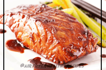 Air Fryer Teriyaki Salmon Fillets with Broccoli