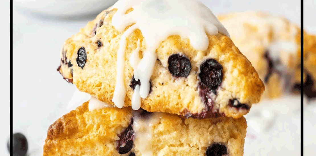 Air fryer blueberry and white chocolate scones Air fryer blueberry and white chocolate scones