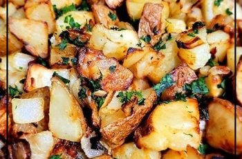 Air Fryer Potatoes and Onions
