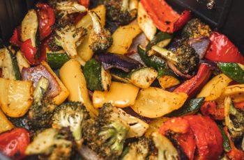 Air Fryer Marinated Vegetable Medley
