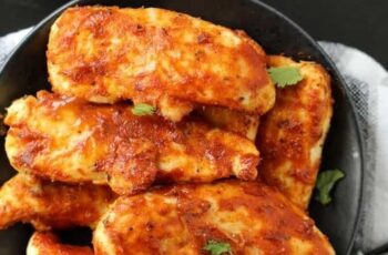 Crispy Air Fryer Chicken Tenders with Homemade BBQ Sauce