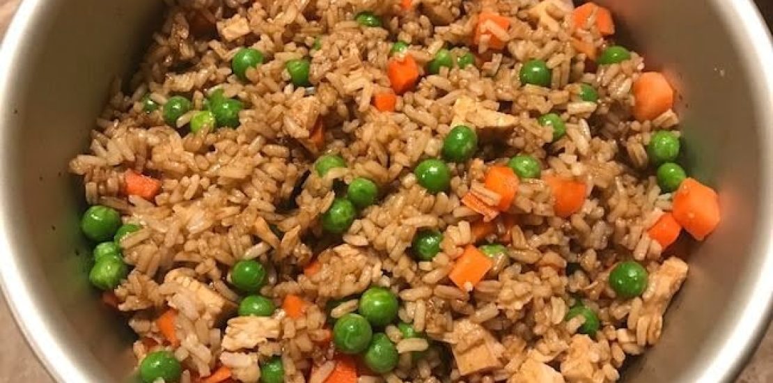 30-Minute Air Fryer Chicken Fried Rice