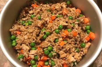 30-Minute Air Fryer Chicken Fried Rice