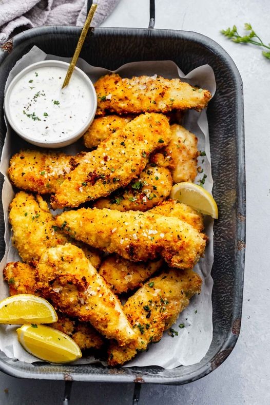 Air Fryer Chicken Tenders cook