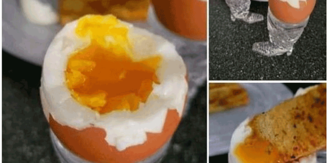 "Get your eggs done right with an air fryer!" "Get your eggs done right with an air fryer!"