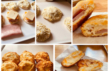 Quick and Easy Air Fryer Ham and Cheese Pockets!