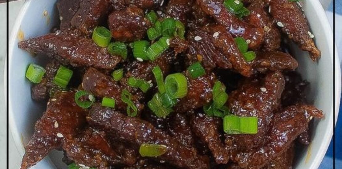 air fryer beef stir-fry