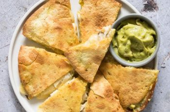 4-Ingredient Air Fryer Chicken Quesadilla