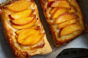 AIR FRYER UPSIDE DOWN PUFF PASTRY TART