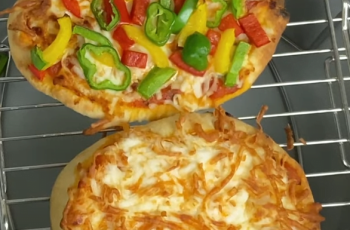 air fryer naan pizza