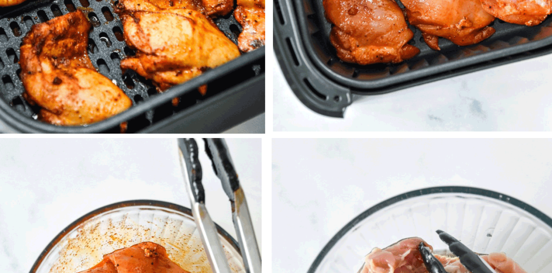 Quick and Easy Air Fryer Boneless BBQ Chicken Thighs Air Fryer Boneless BBQ Chicken Thighs