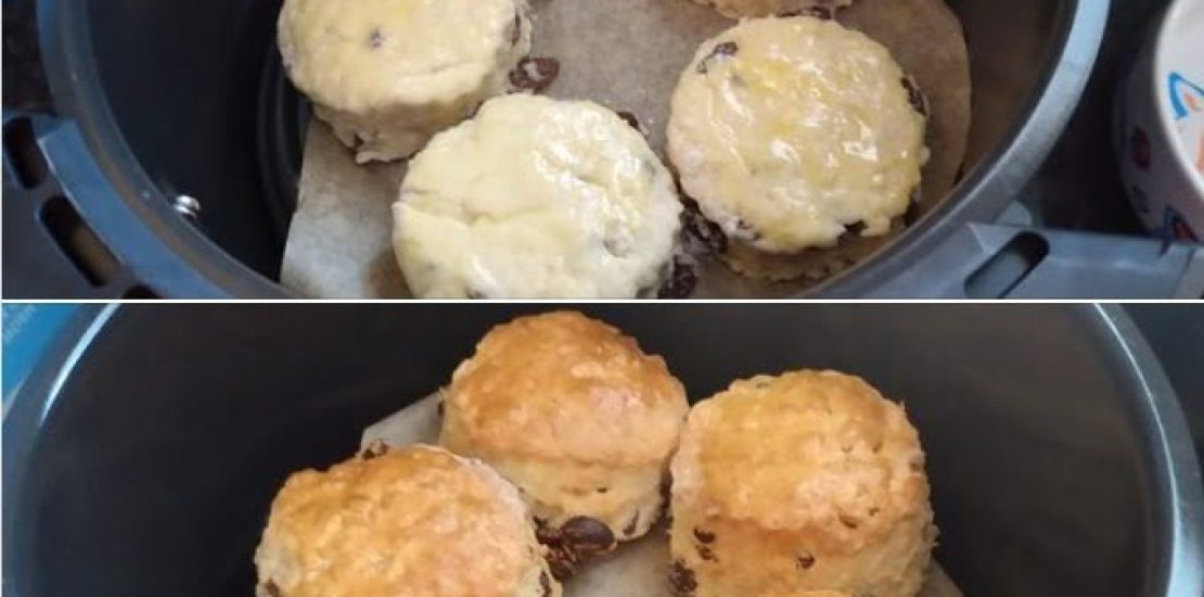 Air Fried and Delicious: A Recipe for Fruit Scones Air Fried and Delicious: A Recipe for Fruit Scones