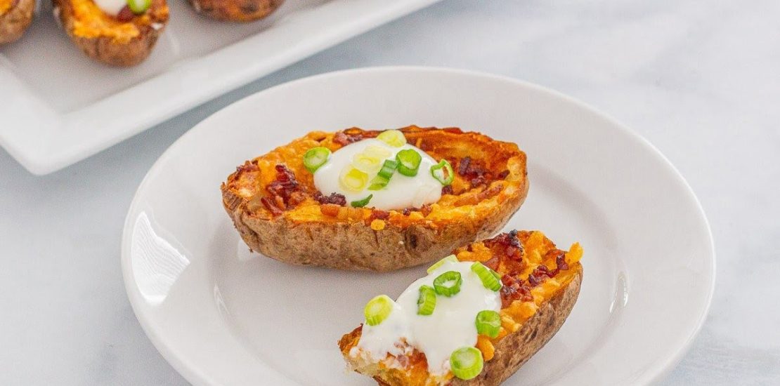 Air Fryer Potato Skins Recipe Air fryer potato skins