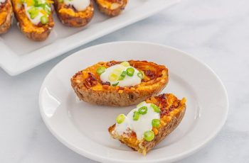 Air fryer potato skins