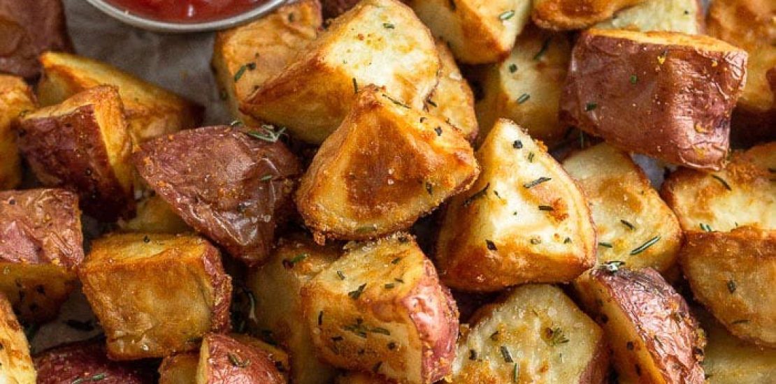 Crispy andAir Fryer Potatoes Recipe Air Fryer Potatoes with Rosemary & Garlic