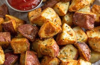 Air Fryer Potatoes with Rosemary & Garlic